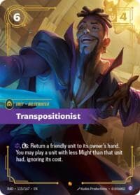 Transpositionist - Radiance - Riftbound: League of Legends Trading Card Game card