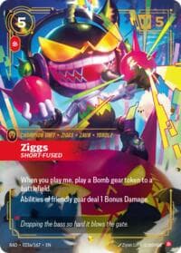 Ziggs, Short-Fused (Alternate Art) - Radiance - Riftbound: League of Legends Trading Card Game card