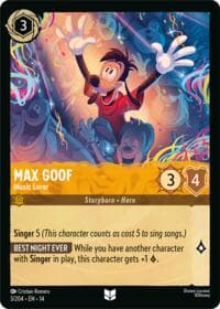 Max Goof - Music Lover - Hyperia City - Disney Lorcana card