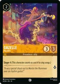 Gazelle - Pop Diva - Hyperia City - Disney Lorcana card