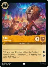 Yax - Concert Goer - Hyperia City - Disney Lorcana card