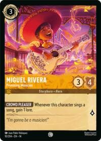 Miguel Rivera - Promising Musician - Hyperia City - Disney Lorcana card