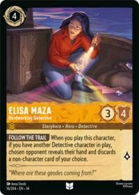 Elisa Maza - Hardworking Detective - Hyperia City - Disney Lorcana card