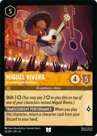Miguel Rivera - Accomplished Musician - Hyperia City - Disney Lorcana card