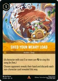 Shed Your Weary Load - Hyperia City - Disney Lorcana card