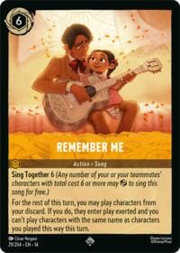 Remember Me - Hyperia City - Disney Lorcana card