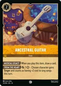 Ancestral Guitar - Hyperia City - Disney Lorcana card