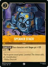 Speaker Stack - Hyperia City - Disney Lorcana card