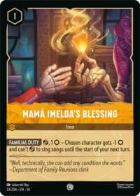 Mama Imelda's Blessing - Hyperia City - Disney Lorcana card