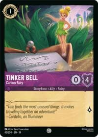 Tinker Bell - Curious Fairy - Hyperia City - Disney Lorcana card