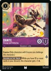 Dante - Strange and Endearing - Hyperia City - Disney Lorcana card