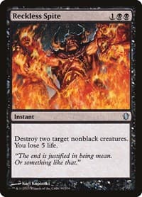 Reckless Spite - Commander 2013 - Magic: The Gathering card