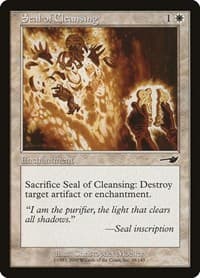 Seal of Cleansing - Nemesis - Magic: The Gathering card