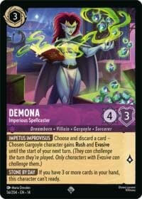 Demona - Imperious Spellcaster - Hyperia City - Disney Lorcana card