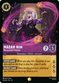 Madam Mim - Resourceful Trickster - Hyperia City - Disney Lorcana card