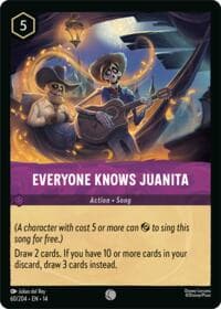 Everyone Knows Juanita - Hyperia City - Disney Lorcana card