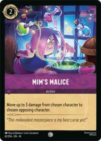 Mim's Malice - Hyperia City - Disney Lorcana card