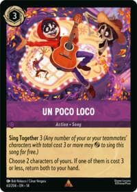 Un Poco Loco - Hyperia City - Disney Lorcana card