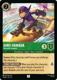 Hiro Hamada - Versatile Inventor - Hyperia City - Disney Lorcana card