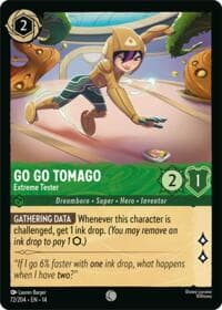 Go Go Tomago - Extreme Tester - Hyperia City - Disney Lorcana card