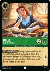 Belle - Reflective Writer - Hyperia City - Disney Lorcana card