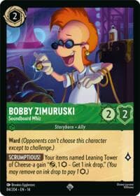 Bobby Zimuruski - Soundboard Whiz - Hyperia City - Disney Lorcana card