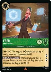 Fred - Awesome Boss - Hyperia City - Disney Lorcana card