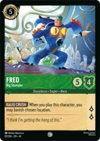 Fred - Big Stomper - Hyperia City - Disney Lorcana card