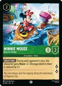 Minnie Mouse - Busy Go-Getter - Hyperia City - Disney Lorcana card