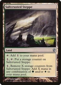 Saltcrusted Steppe - Commander 2013 - Magic: The Gathering card