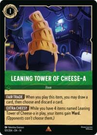 Leaning Tower of Cheese-a - Hyperia City - Disney Lorcana card