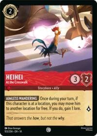 Heihei - At the Crosswalk - Hyperia City - Disney Lorcana card