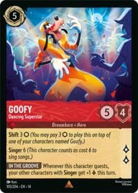 Goofy - Dancing Superstar - Hyperia City - Disney Lorcana card