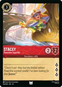 Stacey - Powerline Superfan - Hyperia City - Disney Lorcana card