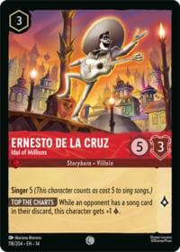 Ernesto de la Cruz - Idol of Millions - Hyperia City - Disney Lorcana card