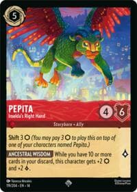Pepita - Imelda's Right Hand - Hyperia City - Disney Lorcana card