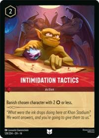 Intimidation Tactics - Hyperia City - Disney Lorcana card