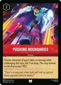 Pushing Boundaries - Hyperia City - Disney Lorcana card