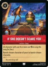 If She Doesn't Scare You - Hyperia City - Disney Lorcana card
