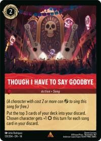 Though I Have to Say Goodbye - Hyperia City - Disney Lorcana card
