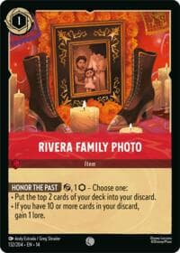 Rivera Family Photo - Hyperia City - Disney Lorcana card