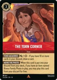The Torn Corner - Hyperia City - Disney Lorcana card