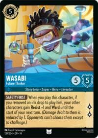 Wasabi - Future Thinker - Hyperia City - Disney Lorcana card