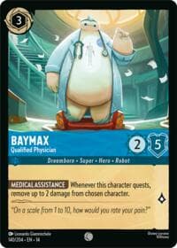 Baymax - Qualified Physician - Hyperia City - Disney Lorcana card