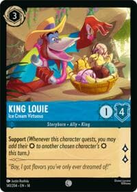 King Louie - Ice Cream Virtuoso - Hyperia City - Disney Lorcana card