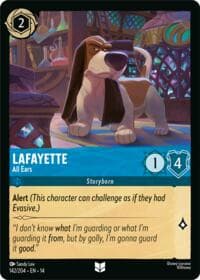 Lafayette - All Ears - Hyperia City - Disney Lorcana card