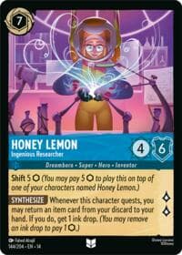 Honey Lemon - Ingenious Researcher - Hyperia City - Disney Lorcana card