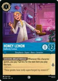 Honey Lemon - Endlessly Curious - Hyperia City - Disney Lorcana card