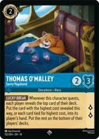 Thomas O'Malley - Savvy Vagabond - Hyperia City - Disney Lorcana card