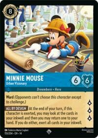 Minnie Mouse - Urban Visionary - Hyperia City - Disney Lorcana card
